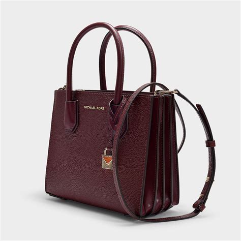 michael kors mercer large leather messenger|Amazon.com: Michael Kors Mercer Handbags.